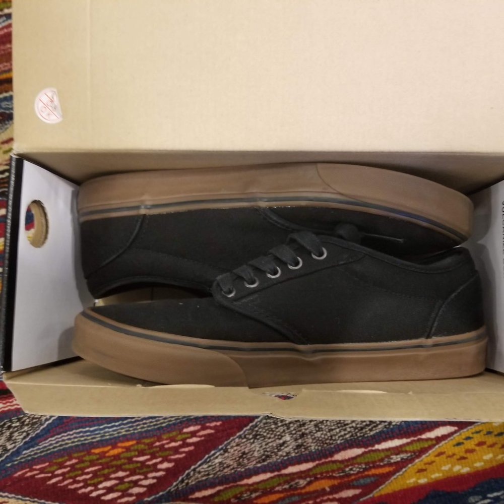 Vans Black with gum sole